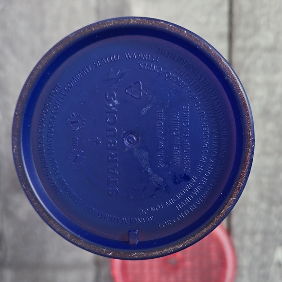 Starbucks Ombre Watermelon Gradient Gridded Tumbler Like New - Picture 5 of 5